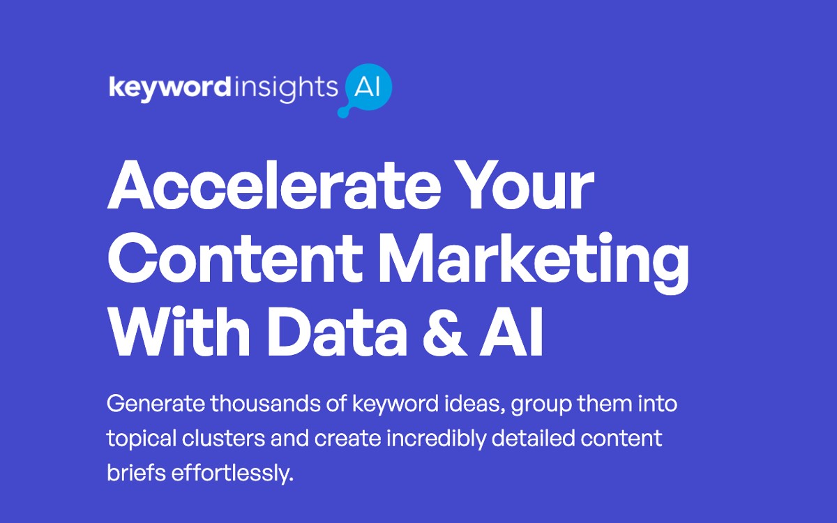 Accelerate Your Content Marketing With Data & AI