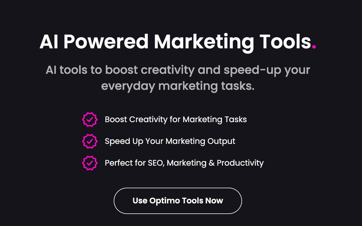 AI Powered Marketing Tools. AI tools to boost creativity and speed-up your everyday marketing tasks.
